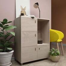 1 Roll,Wooden Pattern Wallpaper Is Easy To Self-Adhesive, Removable ,Oil Proof,And There Are Grid Lines On The Backing For Measuring And Cutting, Just Peel Off And Paste. - B-Grey - View 5