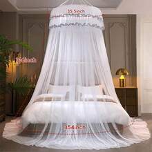 ZORBES ®   Mosquitero de Camas, Mosquitero con Funda, 106 * 35.5 Pulgadas, Bed Mosquitera Anti-Insectos para Cúpula Blanco, Suave y Cómodo, Adecuado para Cama Doble, Hamacas Cunas, Hogar - 1 - Ver 3