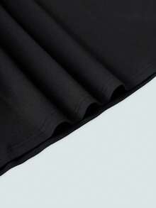 Modcrash 男士春夏上衣，雄心勃勃，标语印花，无袖上衣，春夏款 - 黑色 - 查看 6