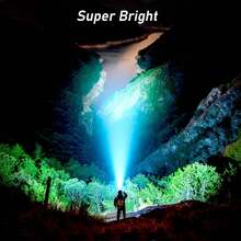 2 Pack Rechargeable LED Headlamp 2000L High Lumen Super Bright Dimmable Headlight Flashlight With Motion Sensor 8 Modes Spotlight Floodlight IPX5 Waterproof For Camping Hiking Running Fishing - Blue - 查看 8