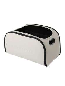 Caja de almacenamiento multifuncional para el coche, una caja de almacenamiento elegante y espaciosa para el asiento del pasajero, un organizador de maletero versátil, una solución de almacenamiento fácil de limpiar para el interior del coche, caja de almacenamiento multiusos para el coche - Adecuada para sedanes/SUV/MPV debajo del asiento del pasajero y en el maletero - Multicolor - Ver 9