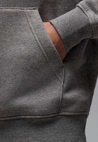 Nike Jordan Essential Fleece Air Stretch Overhead Hoodie Jumpman Hooded Sweatshirt - Dark Grey - View 4