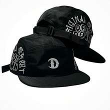 FIVE PANEL ALL BACK ORIGINAL CAP - grafito negro - Ver 1