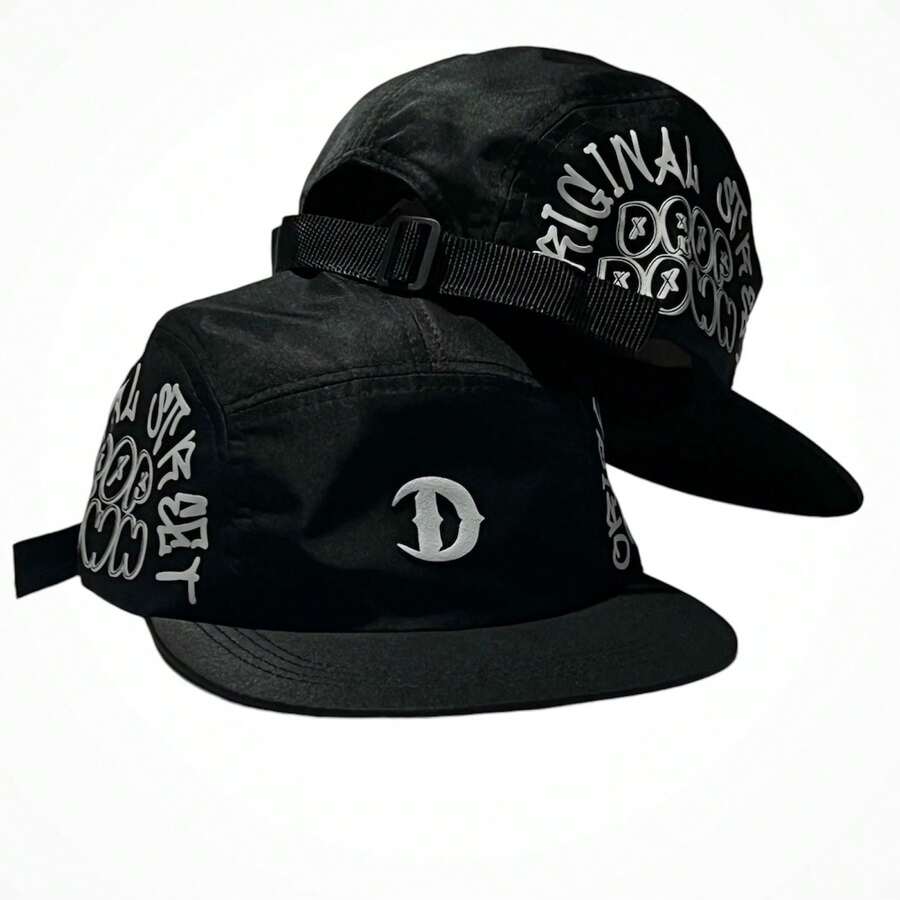 FIVE PANEL ALL BACK ORIGINAL CAP - grafito negro - Ver 1