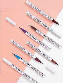 NOVO 防水防汗彩色超细眼线笔，持久不脱妆，适合所有肤质，妆效自然，防晕染 - 女士彩妆 - 07#酒紅色 - 查看 3