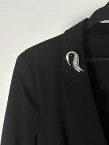 1pc Bohemian Geometric Irregular Polka Dot Swan Brooch, Fashionable & Elegant For Vacation, Party, Casual, Street Style, Wedding, Anniversary, Unisex Charming Jewelry Gift - Brooch - View 5