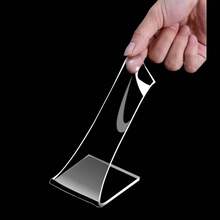 1 pieza Cinta adhesiva doble cara resistente, aplicable en múltiples escenarios, recortable - transparente - Ver 7