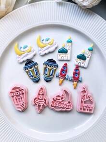 Fairy Tale Series High Precision Polymer Clay Cutting Molds, Handmade Earring Jewelry Soft Clay Mold Tools, Precision Cutting Molds - Handicrafts - Suitable For Jewelry Makers And Crafters - Perfect Gift For DIY Enthusiasts - TH217 - View 1