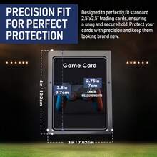 50pcs 3" X 4" Rigid Plastic Card Sleeves, Suitable For Baseball Cards, Sports Cards, Collectible Cards, And Trading Cards - Multicolor - View 4