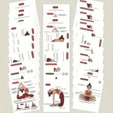 32pcs Yoga Pose Guide Cards, Basic Yoga Pose Practice Cards, Stretching Tutorial - Multicolor - View 5