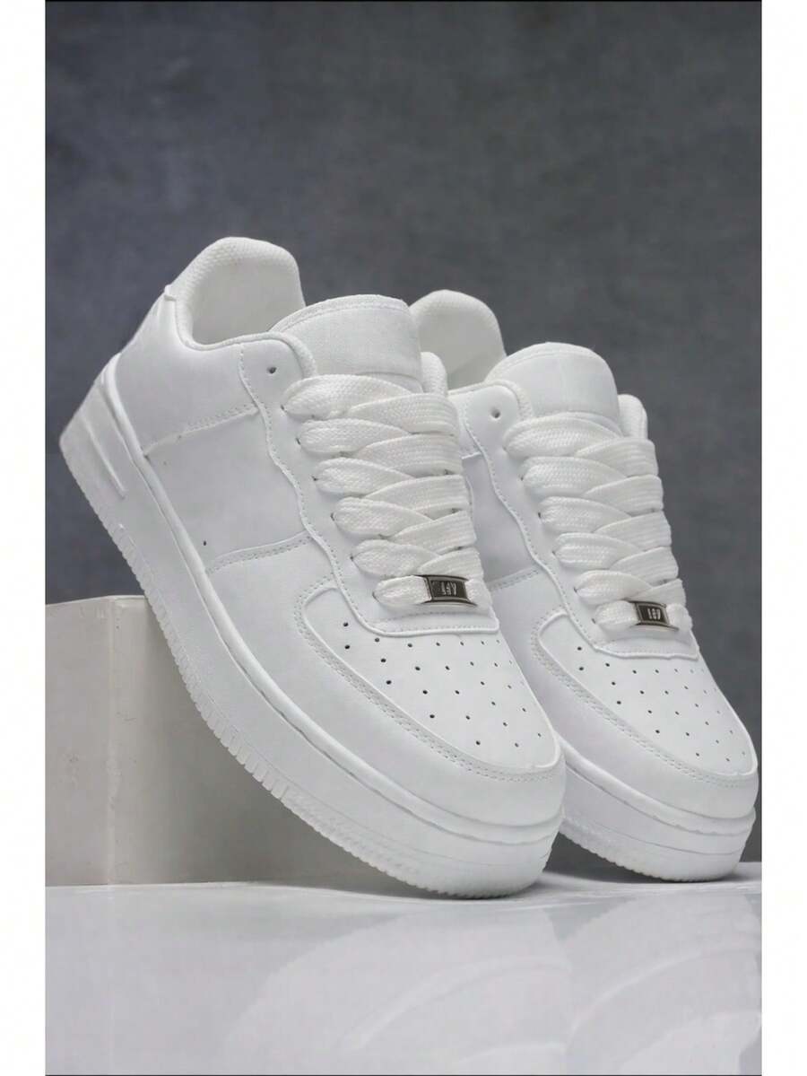 Force Air Unisex Sneakers For Young Adults - Lightweight And Stylish - trắng - Xem 1