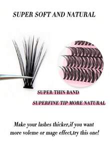 10 Pairs 30D Eyelashes, European And American Cat Eye Style, Segmented False Eyelashes! 200 Clusters Large Capacity, D-Curl 3D Curled And Lifted, 8-16mm Multi-Length Freely Matched, Easy To Create Profound Biracial Eye Makeup. Beginner-Friendly, No Skill Required, One-Step Application, DIY Segmented Design, Greatly Saves Makeup Time, Suitable For Daily Commute, Dates, And Parties - D - View 7