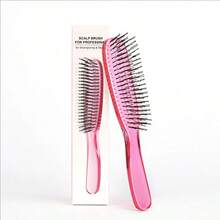 Peigne en acier antistatique pour l'entraînement de perruque, peigne de nettoyage spécialement conçu pour les perruques en cheveux humains et synthétiques - Noir - Voir 14