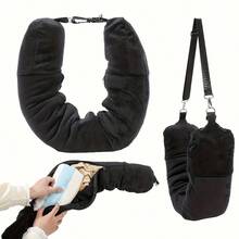 Nuevo cojín de viaje en forma de U rellenable, portátil para vuelos, uso diario, picnics, artículos de viaje esenciales - A - Ver 4