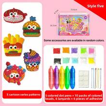 Boys & Girls Holiday Children's DIY Educational Toys, Preschool Creative Toys, 3D Diamond Painting Craft Set, Princess Theme DIY Craft Set, Visual, Intellectual Development, Hands-On, Grasping, Sensory, Hand-Eye Coordination Interactive Toys - Multicolor - View 18