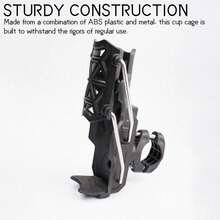 1 pièce Support universel rotatif pour bouteille d'eau pour moto, vélo, guidon de bicyclette, sans perçage nécessaire, accessoire de support de tasse pour utilisation en extérieur - Multicolore - Voir 6