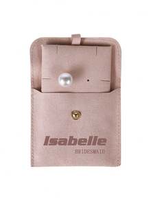 1 túi đựng trang sức cho phù dâu (bông tai, dây chuyền, vòng tay), túi đựng trang sức du lịch, túi quà tặng cá nhân hóa, có thể in tên tùy chỉnh, trang sức phù dâu, quà tặng phù dâu, quà tặng trang sức - Nhiều màu - Xem 14