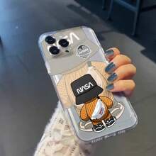 Creative And Modern Space-Themed Phone Case, Compatible With Various Phone Models, With Custom Designs. - Modelo Gorra Negra - View 4
