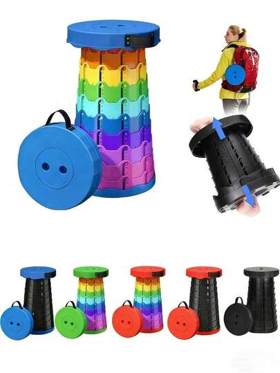 A Single Upgraded Folding Stool That Is Lightweight And More Robust, Capable Of Supporting Up To 400 Lbs. It Is Portable And Can Be Folded, Making It Perfect For Activities Like Camping, Fishing, Drawing, Hiking, And Barbecuing