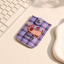 新款卡通抽拉式卡包，可爱卡包套，独特设计钱包，多卡位银行卡夹 - 彩色 - 查看 5