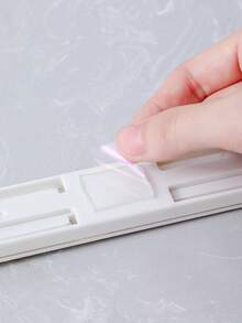 2/4/6pcs Plastic Track Rail, Drawer Slide Rail Storage Box Pull-Out Track, Smooth Sliding, Convenient Pull-Out - Multicolor - View 7