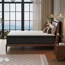 10"12"14" Inch Hybrid Memory Foam Mattress, Individually Pocket Spring, Knitted Weaving Method, Breathable, Flame Retardant Protection, Strong Edge Support, Motion Isolation-Twin, Full, Queen, King Bed Size Options Medium Firm Mattress In A Box - 深灰色 - 查看 15