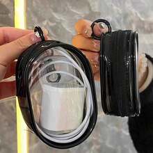 Storage Bag For Organizing Data Cables, Earphone, Chargers, Portable Transparent Storage Bag, Portable Multi-Function Storage Box With Data Storage Rope For Summer Holiday Travel, Outdoor Activities Cable Organizer Travel Essentials - View 1