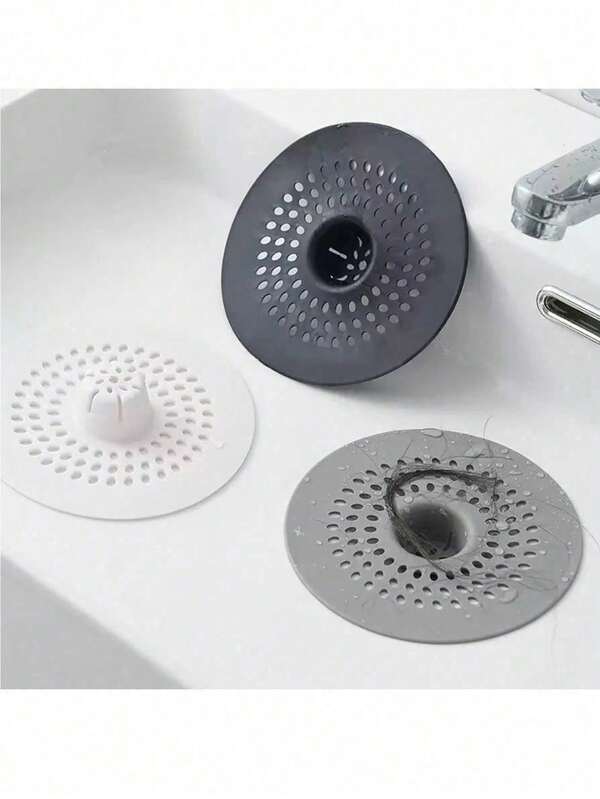 1pc 5.23" X 0.9" Silicone Drain Plug, Suitable For Bathroom, Kitchen, Bathtub, Sink, Prevents Hair And Debris Clogging, Silicone Hair Strainer, Silicone Hair Drain Stopper - Prevents Clogging And Odor