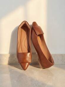 Women's Buckled Destroyed Caramel Covered Sneakers - Rust Brown - View 3