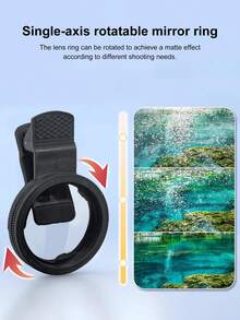52mm Rotatable Phone Polarized Filter Lens With Lens Holder, Transparent Storage Box And Cleaning Cloth - Large Diameter, Can Reflect Glass Water Surface, Suitable For Smartphones, Compatible With IOS And Android Phones, Ideal For Summer Vacation, Travel, Creative Photography, Social Media Content, Vlog, Vacation Travel Studio, Outdoor Live Streaming, Travel Vlog Video Recording, Influencer Content And More. - Multicolor - View 7