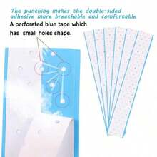 5-20片装蕾丝前假发胶带，双面防水蕾丝假发胶带，适用于假发、发片和接发 - 查看 2