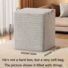 Large Capacity, Waterproof, Foldable Fabric Storage Box - Ideal For Storing Clothes, Bedding, Toys, Home & Car Accessories, Classic Fabric Storage Bin With Lid, Underbed Storage Organizer,Storage Orangizer,Travel Essential - Multicolor - View 14