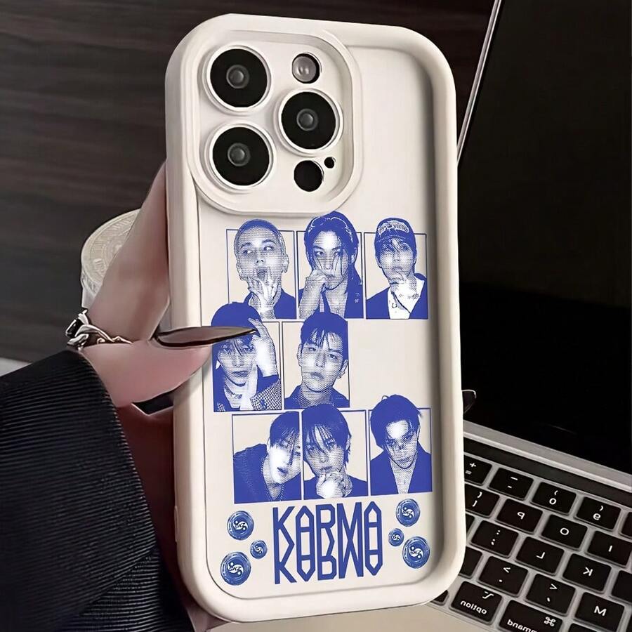 Phone Case: K-POP S-Stray K-Kids Boys Phone Case Suitable For  17 16e 16 15 14 13 12 11 Mini Pro Max Air X XR XSMAX 8 7 Plus Anti Fall Soft TPU Back Coverfunda Para  17 Pro Forros Para  Cheap  17 Case - Màu hỗn hợp - Xem 1