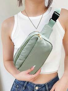 多功能尼龙腰包 - 运动腰包、腰包、女士单肩斜挎腰包、多功能斜挎腰包、防水尼龙腰包、男女通用斜挎包、户外运动跑步腰包、可调节肩带、小巧腰包，适合运动、跑步、徒步旅行、婚礼、生日、海滩和度假等场合，是送给朋友和时尚爱好者的最佳礼物。 - 彩色 - 查看 10