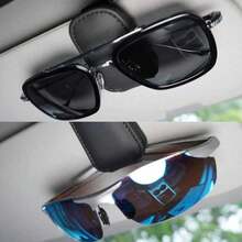 1 pièce Clip de lunettes de soleil magnétique à design mignon d'elfe mineur de charbon, support de lunettes magnétique puissant, décoration intérieure de voiture, design unique, fixation magnétique, clip de lunettes de voiture élégant - A - Voir 8
