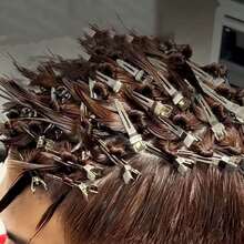 50个发夹发卡发根定位夹配件鸭嘴夹发卡美发造型工具美发工具 - 多色 - 查看 3