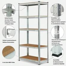 Garage Storage Racks - Argent - Voir 2