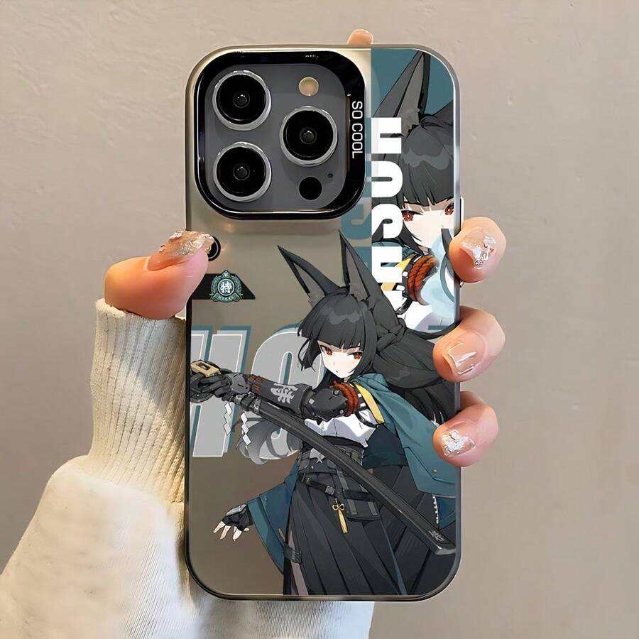 1pc Phone Case: Anime Game Zenless Zones Zeros Hoshimi Miyabi Phone Case, Suitable For IPhone 16 15 14 13 12 11 Pro Max X XR XSMAX 8 7 Plus, Drop-Proof Frosted Back Cover Phone Case Summer - 1pc - 查看 1
