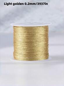 1卷/0.2/0.4/0.6/0.8毫米编织线 DIY编织手链、手链、珠宝配件、DIY珠宝制作编织绳 - 彩色 - 查看 18