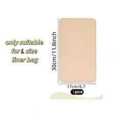 Le Pliage 手提包收纳内胆，多口袋毛毡手提包收纳袋，拉链小袋，女士旅行配件，旅行必备品 - 米色 - 查看 15