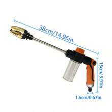 1PC Garden Hose Magic Retractable Garden Watering Pipe High-Pressure Car Washing Water Gun Household Cleaning Kit - A - View 7