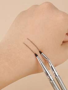 1/2/4/6/8支装多功能斜角眼线刷，软毛遮瑕刷，彩绘眼线刷，眼部细节刷 - 彩色 - 查看 2