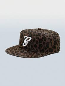 1pc Unisex G Letter Leopard Print Embroidered Outdoor Street Baseball Cap - Adjustable Design, Suitable For Hiking, Mountaineering, Travel, Outdoor Sports Sun Protection - B - View 9