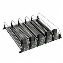 1set/4pcs Beverage Dispenser, Refrigerator Bottle & Can Storage Box With Upgraded Double-Deck Shelves And Positioning Clips, Kitchen Organizer, Wardrobe Storage, Desktop Organizer - Multicolor - View 2