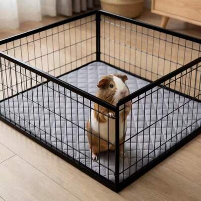 1pc Small Pet Waterproof Anti-Moisture Anti-Scratch Pad, Suitable For Hamster Sleeping Mat, Small Pet Nest Pad, Pet Bed Mat, Easy To Clean And Resistant To Hair, Applicable To Cages, Cars, Sofas, Suitable For Rabbits, Guinea Pigs And Hamsters And Other Small Pets