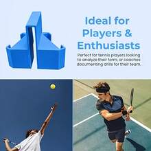 1个网球手机支架，可放置2部手机 - 非常适合网球运动员分析表现，教练记录训练，捕捉比赛精彩瞬间并与亲朋好友分享。 - 網球手機架 - 查看 6
