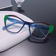 HAITONGCR 1 Pair Unisex Polygonal Reading Glasses, Multifocal Eyeglasses - Transparent - View 13