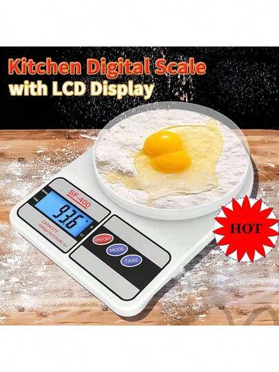 5kg/1g High Precision LED Electronic Kitchen Scale, Portable Food Weight Measurement Balance, Household Kitchen Tool