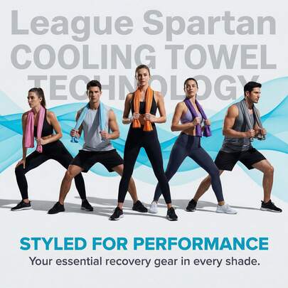 Ultra-Cool & Quick-Dry Towel, Breathable Sweat-Absorbent Cooling Scarf For Running, Cycling, Fitness, Unisex Lightweight Outdoor Travel Essential For Summer