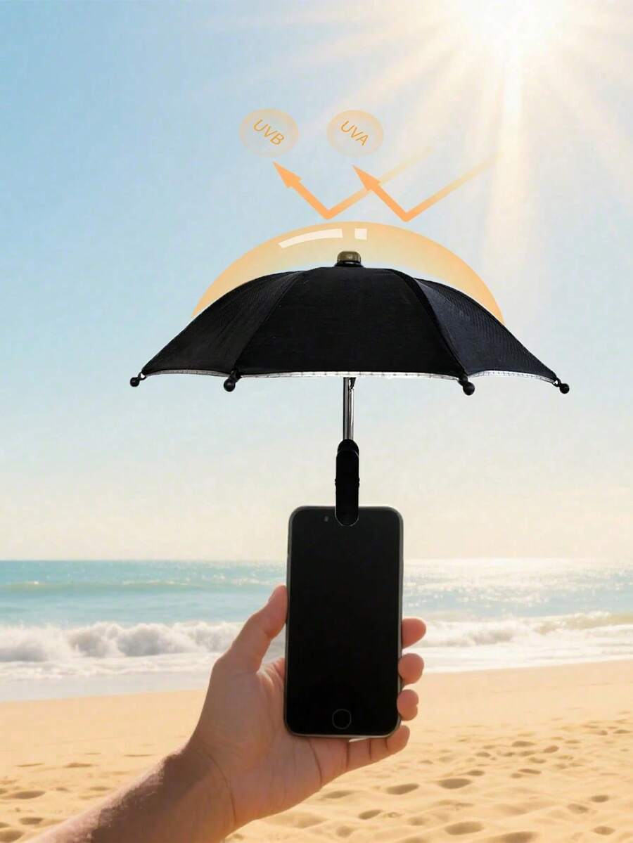 便携式手机遮阳伞，防水防紫外线遮阳伞，带手机支架，UPF防护迷你伞，适合小雨，通用手机遮阳罩，户外防眩光手机遮阳伞，旅行必备，健身学习配件，度假露营必备，春夏之选，伴娘礼物，家居卧室装饰，海滩，旅行，男女通用，度假，可爱配件，户外，花园，旅行必备，便携必备，海滩必备，毕业季，毕业典礼，毕业典礼，毕业礼物，毕业赠礼，毕业礼物，毕业赠礼，毕业礼物，祝贺毕业，祝贺毕业生，优秀毕业生，毕业典礼，毕业派对，户外必备，旅行便携，徒步旅行必备，露营必备，便携工具，夏季必备，夏季便携 - 多色 - 查看 1